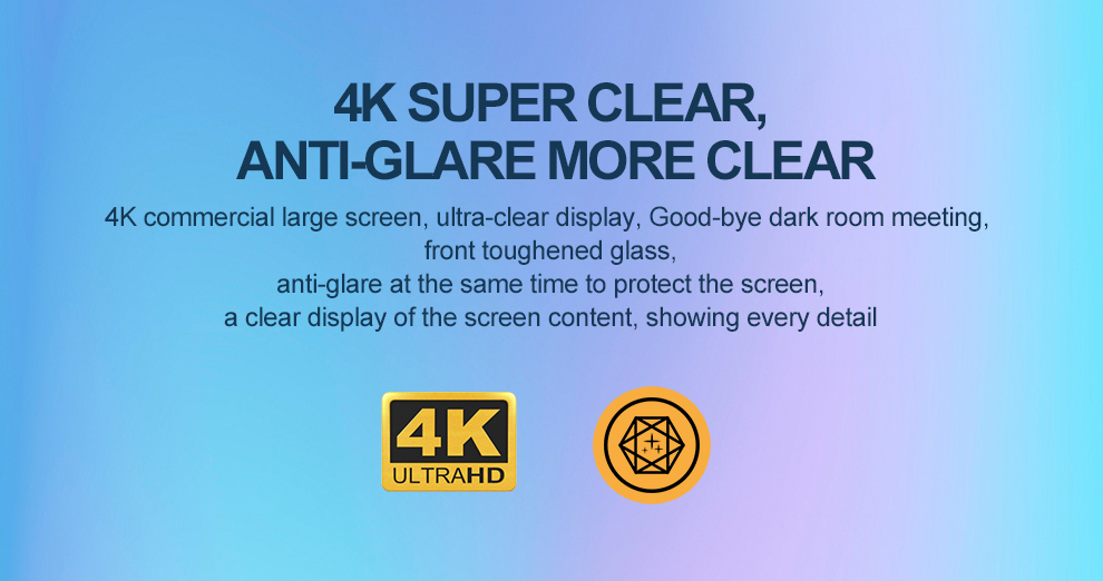 86 inch video conference all-in-one 4K HD