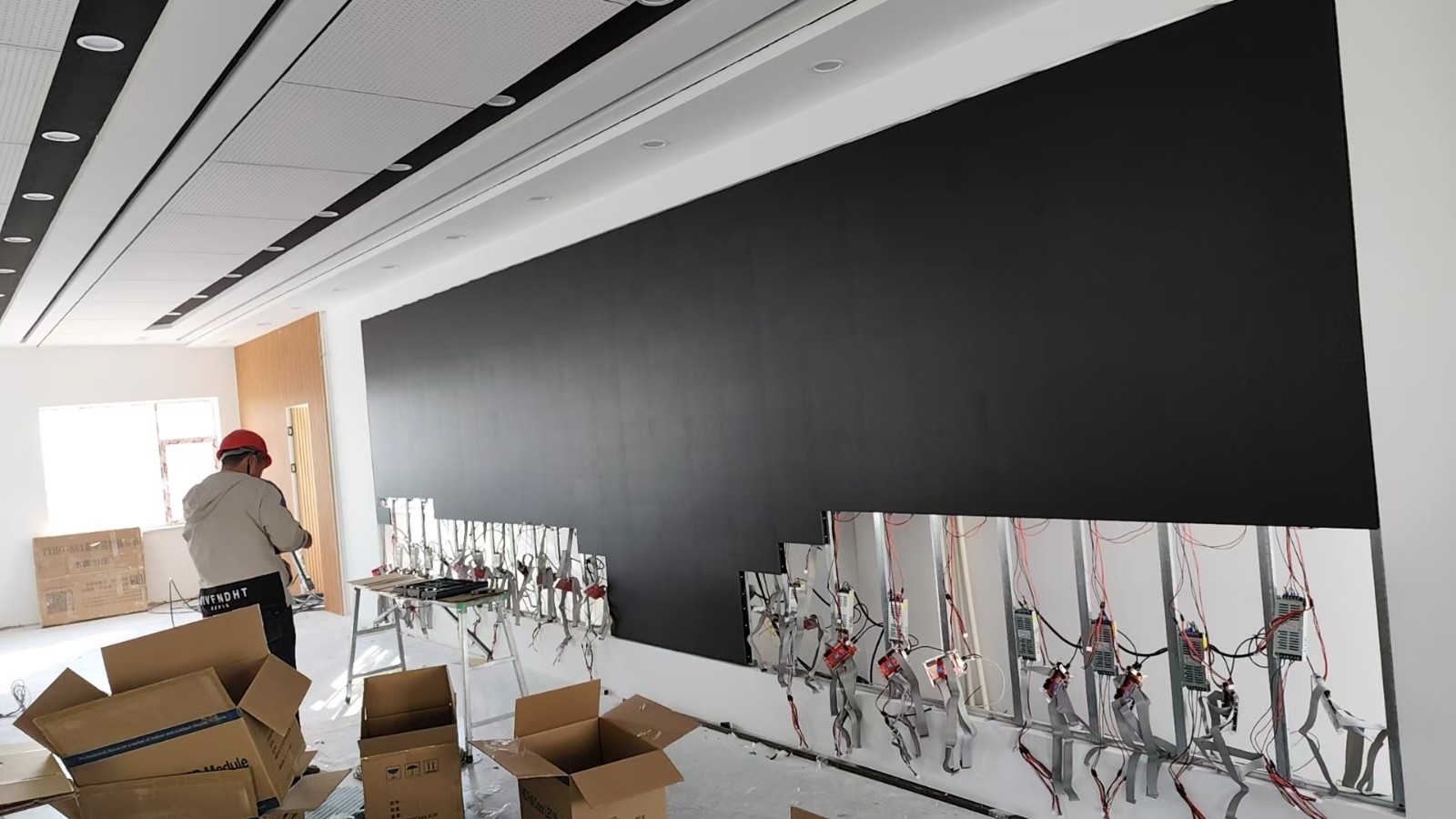 led显示屏模组安装