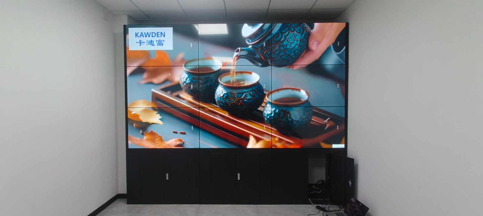 物流园46寸3.5mm3X3拼接屏图片3